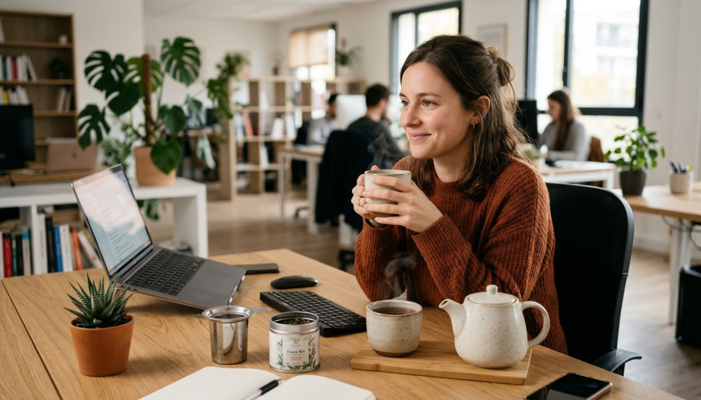 Pauses zen au bureau : et si la solution passait par une tisanière ?